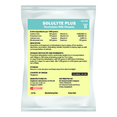 SOLULYTE PLUS ELECTROLYTES WITH VITAMINS